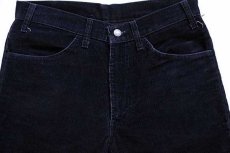 画像3: 80s Levi'sリーバイス 519-1558 コーデュロイパンツ 黒 w32 (3)