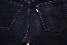 画像4: 80s Levi'sリーバイス 519-1558 コーデュロイパンツ 黒 w32 (4)