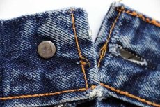 画像5: 60s LEVI'Sリーバイス 70505 BIGE ノーカラー デニムジャケット カスタム (5)