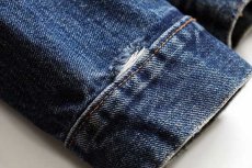 画像9: 60s LEVI'Sリーバイス 70505 BIGE ノーカラー デニムジャケット カスタム (9)