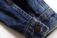 画像8: 60s LEVI'Sリーバイス 70505 BIGE ノーカラー デニムジャケット カスタム (8)