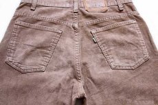 画像5: 90s USA製 Levi'sリーバイス 517 コーデュロイパンツ ベージュ w33★ブーツカット (5)