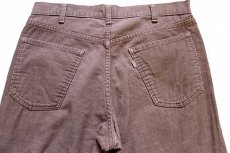 画像5: 80s Levi'sリーバイス 547 コーデュロイパンツ 薄茶 w34★ブーツカット (5)