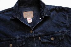 画像3: 80s USA製 Levi'sリーバイス 77934 ブラック デニムジャケット 4ポケット M (3)