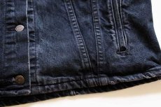 画像7: 80s USA製 Levi'sリーバイス 77934 ブラック デニムジャケット 4ポケット M (7)