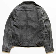 画像2: 80s カナダ製 Levi'sリーバイス 75505-0259 先染め ブラック デニムジャケット 36R (2)