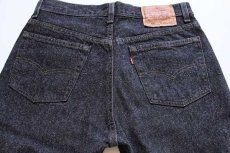 画像5: 90s USA製 Levi'sリーバイス 501 先染め ブラック デニムパンツ w33 (5)