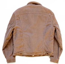 画像2: 70s USA製 Levi'sリーバイス 70608 ボアライナー コーデュロイジャケット 4ポケット ベージュ 40 (2)