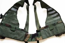 画像3: 00s 米軍 U.S.ARMY ウッドランドカモ MOLLE 2 FLC ベスト マガジンポーチ付き (3)