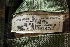 画像5: 00s 米軍 U.S.ARMY ウッドランドカモ MOLLE 2 FLC ベスト マガジンポーチ付き (5)