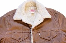 画像3: 70s USA製 Levi'sリーバイス 70608 ボアライナー コーデュロイジャケット 4ポケット ベージュ 40 (3)