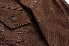 画像6: 70s USA製 Levi'sリーバイス コーデュロイジャケット 焦げ茶 38 (6)