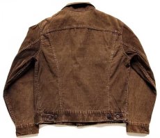 画像2: 70s USA製 Levi'sリーバイス コーデュロイジャケット 焦げ茶 38 (2)