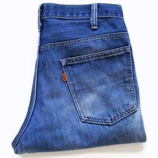 画像1: 70s USA製 Levi'sリーバイス 646 シングル 66前期 デニムパンツ w34★ベルボトム (1)