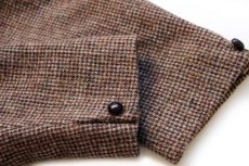 画像6: 英国製 GIMBELS Harris Tweedハリスツイード ウール テーラードジャケット 42L (6)