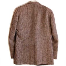 画像2: 英国製 GIMBELS Harris Tweedハリスツイード ウール テーラードジャケット 42L (2)