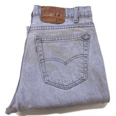 画像1: 90s USA製 Levi'sリーバイス 506 グレー デニムパンツ w36 L30 (1)