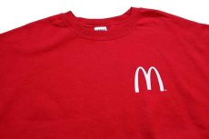 画像3: McDonald'sマクドナルド I'm lovin' it ロゴ 両面プリント スウェット 赤 2XL (3)