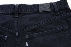 画像5: 00s Levi'sリーバイス SILVERTABシルバータブ BAGGY FIT ブラック デニムパンツ 後染め w33 L30 (5)