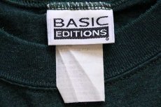 画像3: 90s USA製 BASIC EDITIONS 長袖Tシャツ 杢グリーン XL (3)