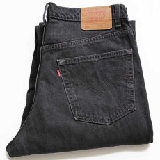 画像1: 90s カナダ製 Levi'sリーバイス 550 ブラック デニムパンツ w38 L34★E (1)