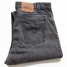 画像1: 90s USA製 Levi'sリーバイス 550 ブラック デニムパンツ w38 L32★I (1)