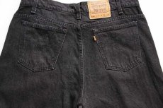 画像4: 90s Levi'sリーバイス 550 ブラック デニムパンツ w38 L34★D (4)