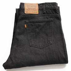 画像1: 90s Levi'sリーバイス 550 ブラック デニムパンツ w38 L34★D (1)