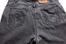 画像5: 90s USA製 Levi'sリーバイス 550 ブラック デニムパンツ w38 L32★I (5)