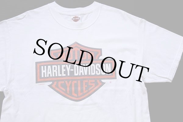 00s USA製 Hanes HARLEY-DAVIDSON ハーレー ダビッドソン ロゴ 両面 