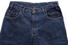 画像4: 90s USA製 Levi'sリーバイス 545 カラーデニムパンツ 紺 w36 L32 (4)