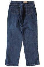 画像3: 90s USA製 Levi'sリーバイス 545 カラーデニムパンツ 紺 w36 L32 (3)