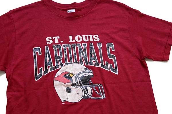 80s USA製 Championチャンピオン NFL ST. LOUIS CARDINALS Tシャツ