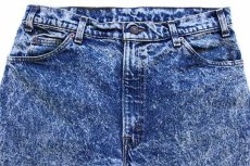 画像4: 90s USA製 Levi'sリーバイス 550 ケミカルウォッシュ デニムパンツ w34 L32★アシッド (4)