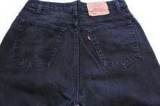 画像5: 90s USA製 Levi'sリーバイス 560 ブラック デニムパンツ w34★14 (5)