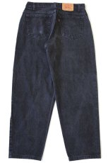 画像3: 90s USA製 Levi'sリーバイス 560 ブラック デニムパンツ w34★14 (3)