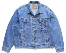 画像1: 90s Levi'sリーバイス 70503 デニムジャケット 4ポケット XL★37 ユーロ (1)