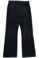 画像3: 00s ルーマニア製 Levi'sリーバイス 507 コーデュロイパンツ 黒 w32 L32★ユーロ (3)