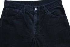 画像4: 00s ルーマニア製 Levi'sリーバイス 507 コーデュロイパンツ 黒 w32 L32★ユーロ (4)