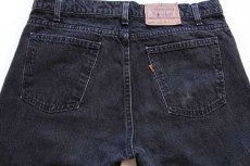 画像5: 90s USA製 Levi'sリーバイス 505 ブラック デニムパンツ w36 L32★29 (5)