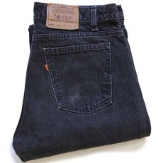 画像1: 90s USA製 Levi'sリーバイス 505 ブラック デニムパンツ w36 L32★29 (1)