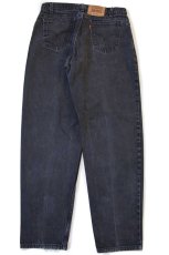 画像3: 90s USA製 Levi'sリーバイス 560 ブラック デニムパンツ w34 L32★18 (3)