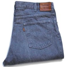 画像1: 80s USA製 Levi'sリーバイス 840 先染め グレー デニムパンツ w38 L30 (1)