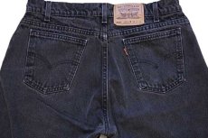 画像5: 90s USA製 Levi'sリーバイス 560 ブラック デニムパンツ w34 L32★18 (5)