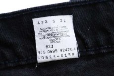 画像7: 90s USA製 Levi'sリーバイス 518 ブラック デニムパンツ w40 L32 (7)