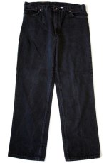 画像2: 90s USA製 Levi'sリーバイス 518 ブラック デニムパンツ w40 L32 (2)