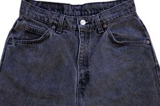 画像4: 90s USA製 Levi'sリーバイス 921 ブラック デニムパンツ 10 SHORT (4)