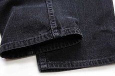 画像8: 00s USA製 Levi'sリーバイス 550 ブラック デニムパンツ w36 L32★118 (8)