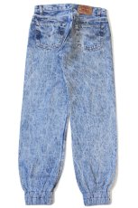 画像3: 80s USA製 Levi'sリーバイス 501 ケミカルウォッシュ デニムパンツ カスタム w31★アシッド (3)