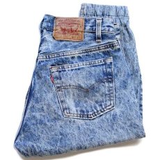 画像1: 80s USA製 Levi'sリーバイス 501 ケミカルウォッシュ デニムパンツ カスタム w31★アシッド (1)